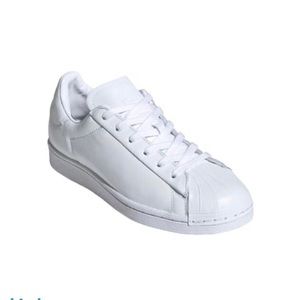 Adidas Superstar Shoes Pure Sneakers White Gold